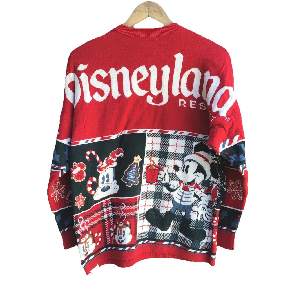 Disneyland Resort Christmas Holiday Spirit Jersey Sweater Mickey Mouse Xs